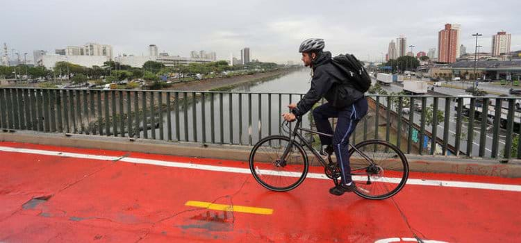 Inaugurada a 1ª ciclovia sobre ponte em São Paulo